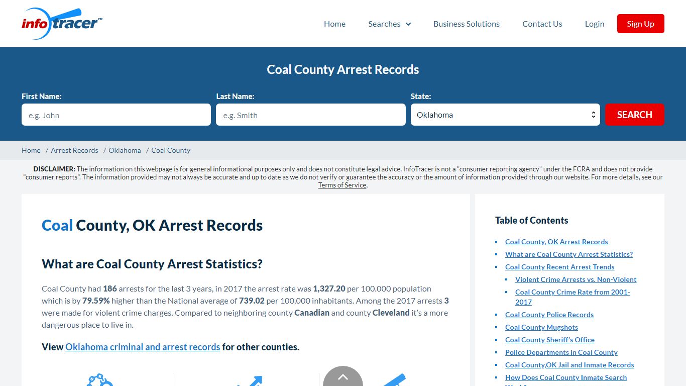 Coal County, OK Arrests, Mugshots & Jail Inmate Records - InfoTracer